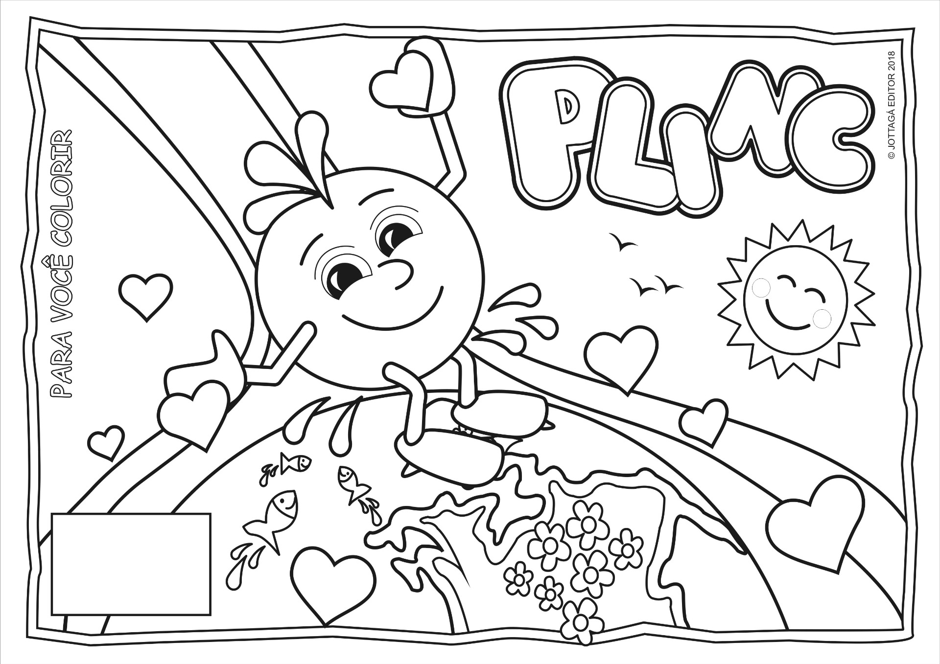 Plinc Para Colorir